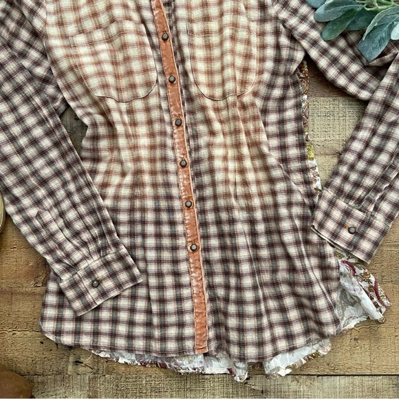 ARATTA (Anthro) Western Button Up Blouse👀LOOK AT THE BACK - Picture 11 of 15